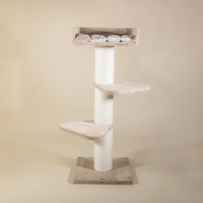 Cat Tree for Large Cats 160 cm – RHR Quality Royalty Cappuccino Teddy