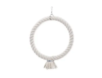 Bird Climbing Ring Cotton 46cm – White