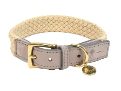 Dog Collar Tau Grey – Fantail