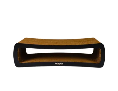 Cat Scratcher Lounge MDF Black M