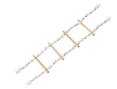 Bird Toy Rope Ladder 66cm – White