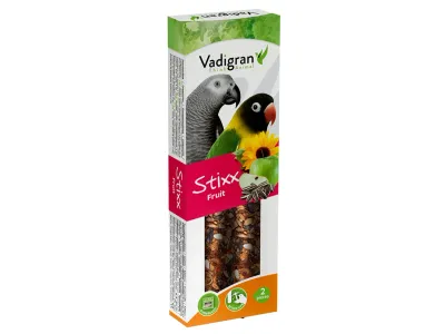 Stixx Grote parkiet & papegaai fruit – 2 stuks