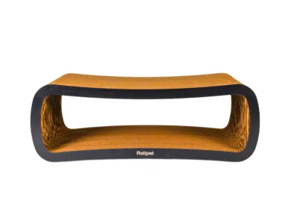 Cat Scratcher Lounge MDF Black – Rotipet