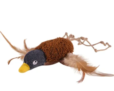 Pluche Eend Kattenspeelgoed 18cm – Tiggy