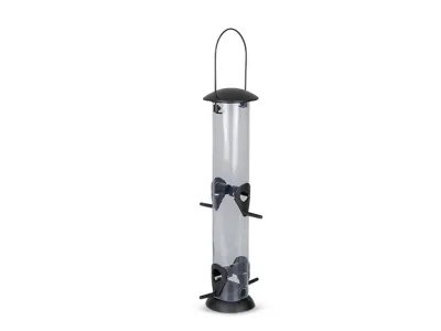 Bird Feeder Silo Plastic 37cm – Emma's Garden Black