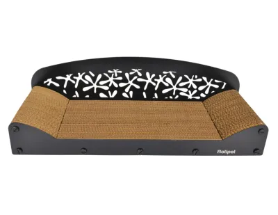 Scratching Cardboard Cat Lounge Sloffy Black