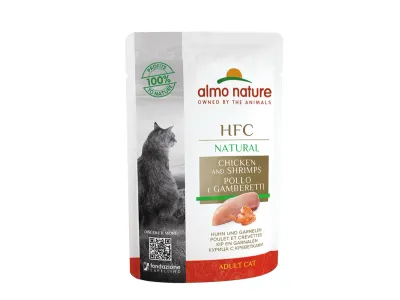 Cat Wet Food HFC Natural – Almo Nature – Natural - kip en garnalen