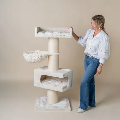 Cat Scratcher for Large Cats 160 cm – RHR Quality Royalty Retreat Beige