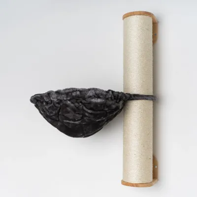 Cat Climbing Wall – RHR Quality Wallpolehammock45 Dark Grey