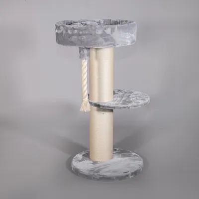 Cat Tree Maine Coon Lounge Sleeper 120 cm – RHR Quality Light Grey