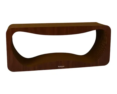 Cat Scratcher Cardboard MDF Yoda Brown XL