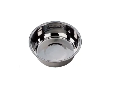 Stainless Steel Dog Bowl 12.5 cm – Chrome