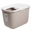 Toilethuis Hop In mokka 58x39x40cm