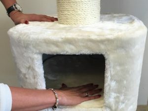 Speelhuis/Kuschelhöhle + kussen Creme
