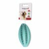 Speelgoed hond rubber Dental fun rugby munt 11cm