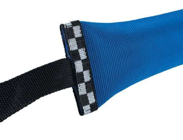 Speelgoed hond training nylon dummy blauw 50cm