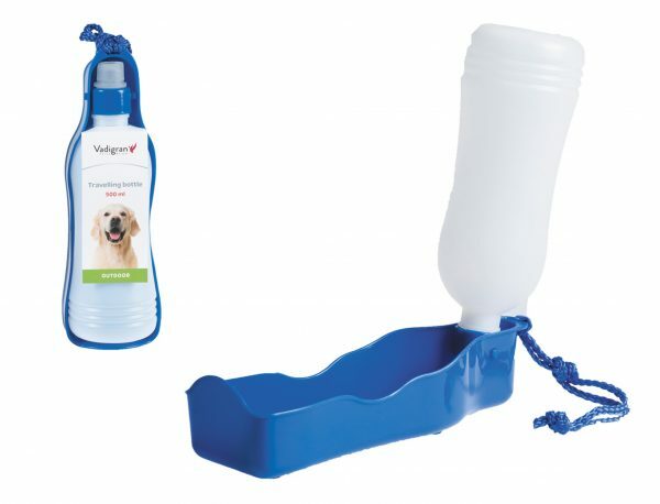 Reisfles plastiek voor hond 500ml