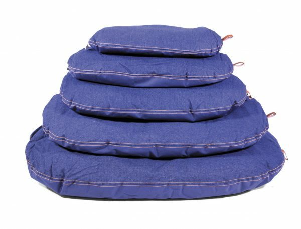 Kussen Bluedenim donkerblauw 63x40cm
