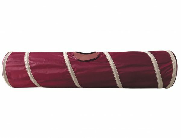 Tunnel kat nylon ritsel bordeaux 100cm