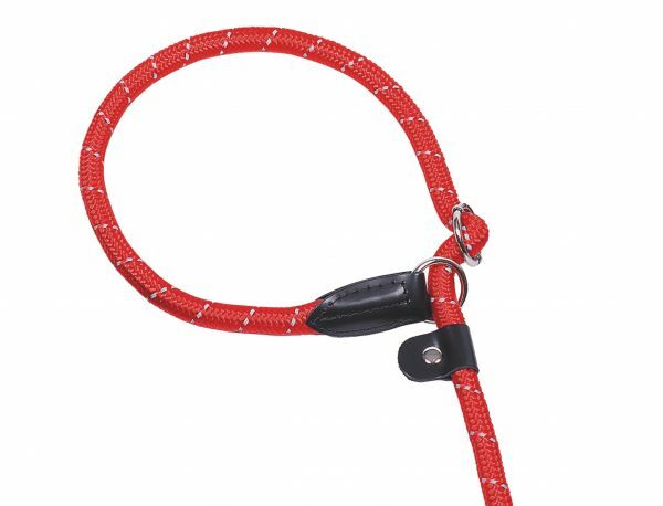 Lasso nylon rond reflect rood 9mmx170cm