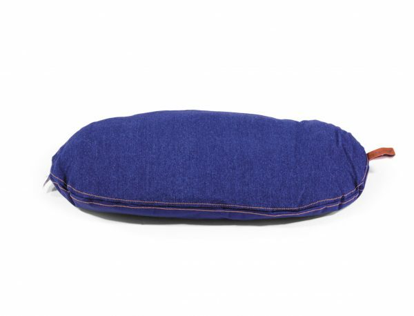 Kussen Bluedenim donkerblauw 47x31cm