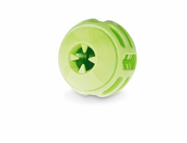 Speelgoed hond TPR bal Green Apple 8cm