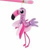 Speelgoed kat hengel flamingo 40cm