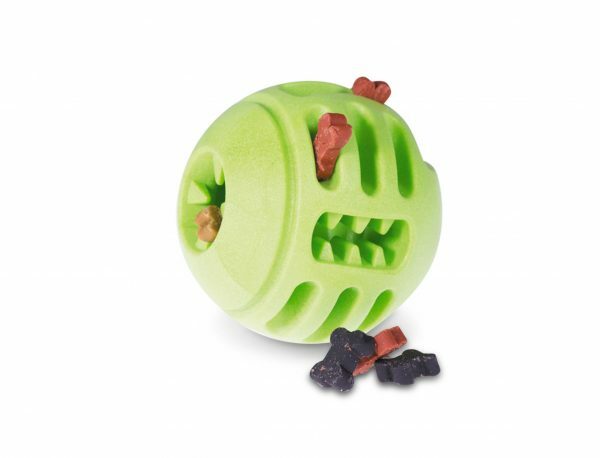 Speelgoed hond TPR bal Green Apple 8cm