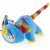 Speelgoed kat pluche muis blauw 14cm