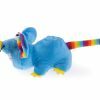 Speelgoed kat pluche muis blauw 14cm