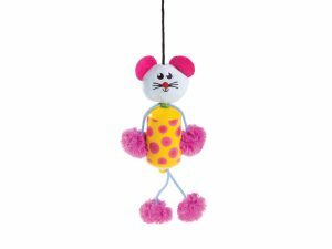 Speelgoed kat Barelli geel 20cm