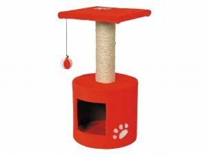 Kattenklim Bongo rood 30x30x59cm