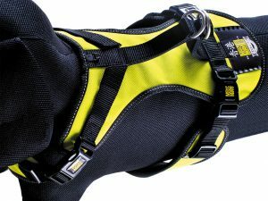 Harnas matrix Neo Yellow nek 39-43cm borst 46-60cm