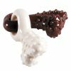 Speelgoed hond TPR locking been kip smaak 16cm