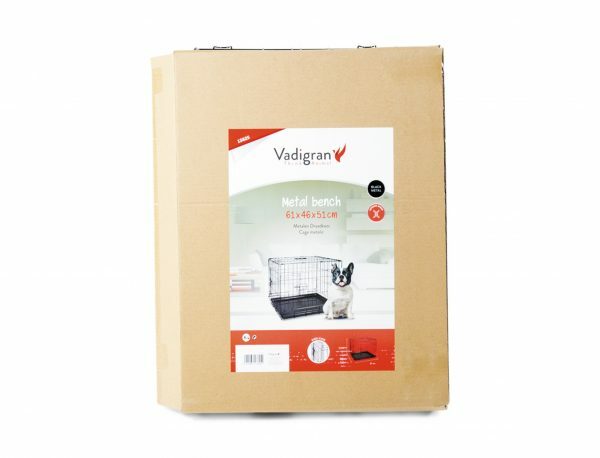 Draadkooi opvouwbaar Classic zwart  63x44x50cm