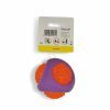 Speelgoed hond TPR diamant oranje-paars 8cm