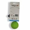 Speelgoed hond TPR bal met touw Green Apple 6,3cm