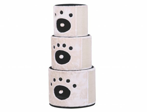 Kattenklim Linsa beige/zwart 54x54x115cm