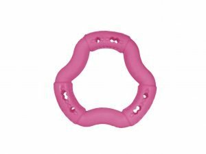 Speelgoed hond TPR ring Red Frutti 12cm