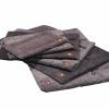 Platte matras Coban donkergrijs 90x58cm