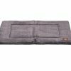 Platte matras Coban donkergrijs 90x58cm