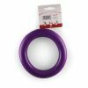 Speelgoed hond rubber ring paars Ø15cm