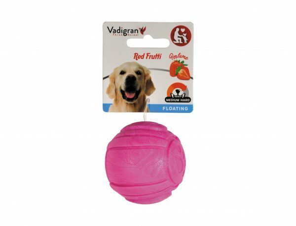 Speelgoed hond TPR bal Red Frutti 6,4cm