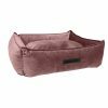Hondenmand Wooff fluweel Blush 60x40x18cm
