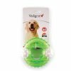 Speelgoed hond TPR ring groen 10,5cm