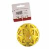 Speelgoed hond rubber holle bal geel Ø9cm