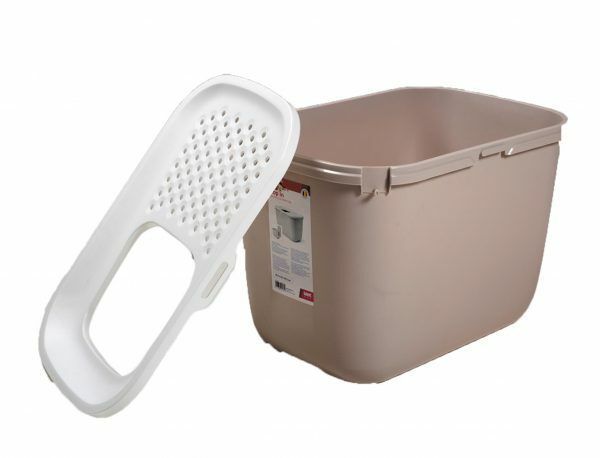 Toilethuis Hop In mokka 58x39x40cm