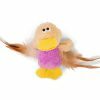 Speelgoed kat pluche Ducky lavender 14cm