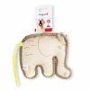 Speelgoed hond canvas olifant 18cm