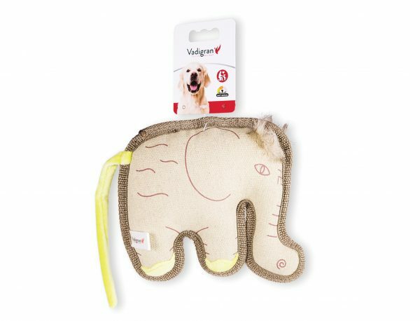 Speelgoed hond canvas olifant 18cm